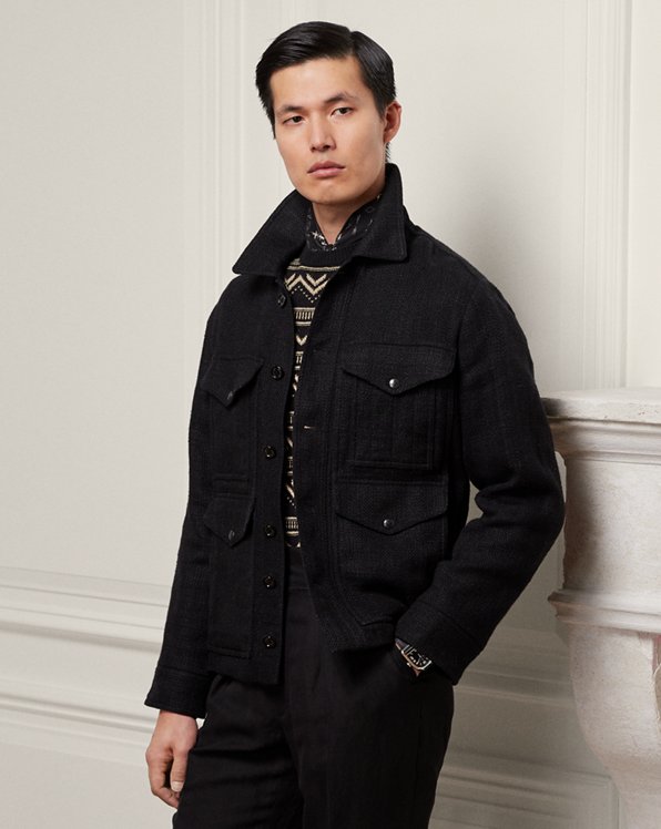 Chencery Linen-Blend Thicket Jacket