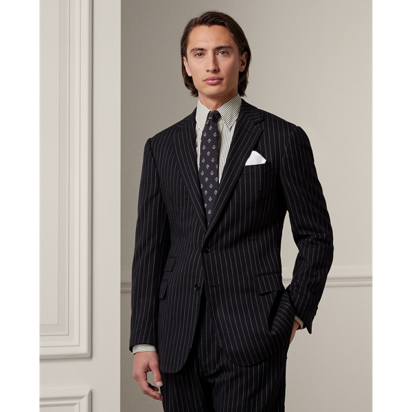 Kent Hand-Tailored Pinstripe Suit