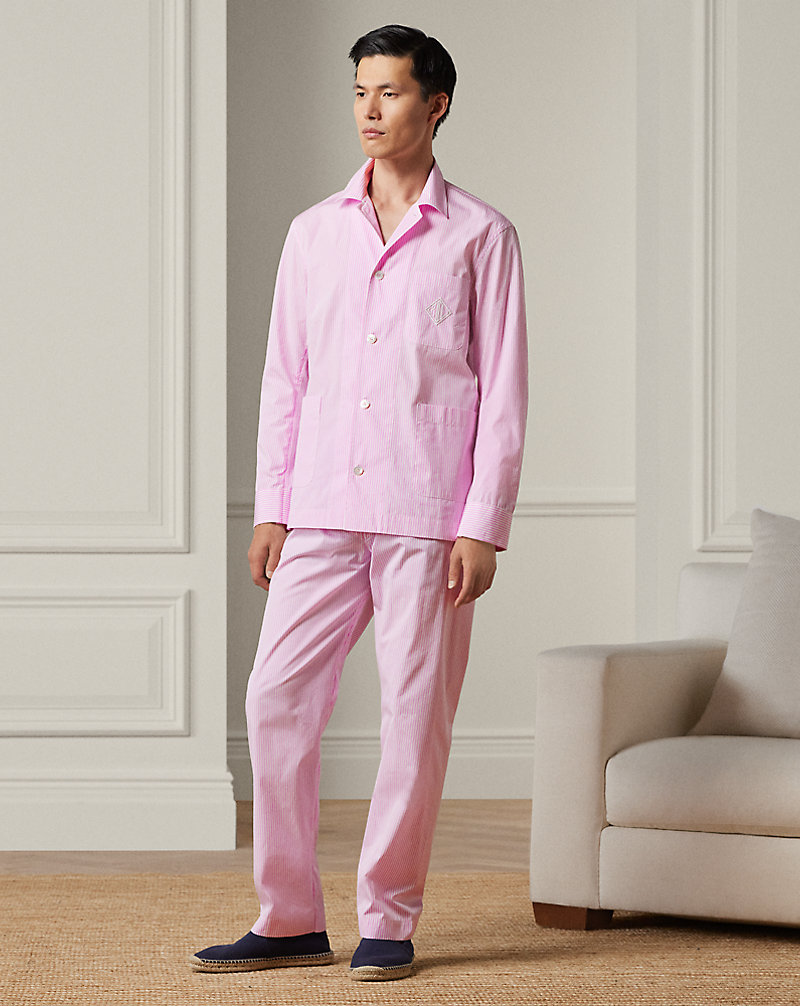 Monogram Poplin Pyjama Set Purple Label 1