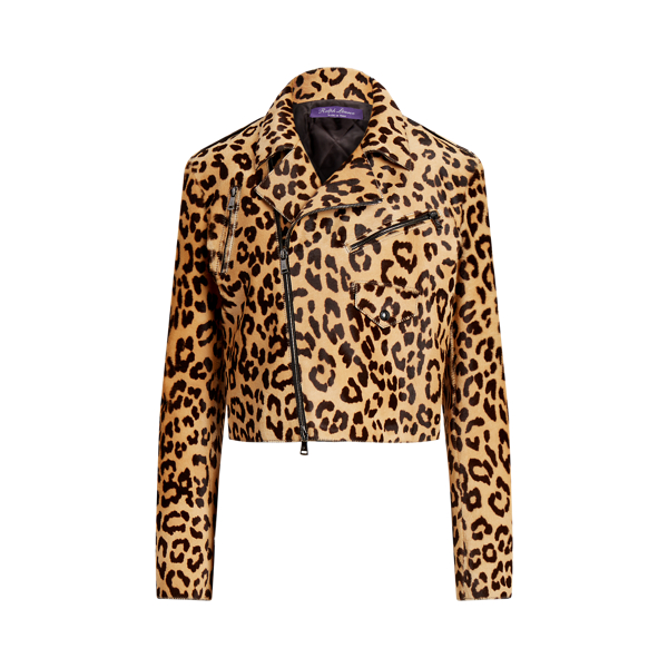 Bevelyn Leopard-Print Haircalf Jacket for Women | Ralph Lauren® UK