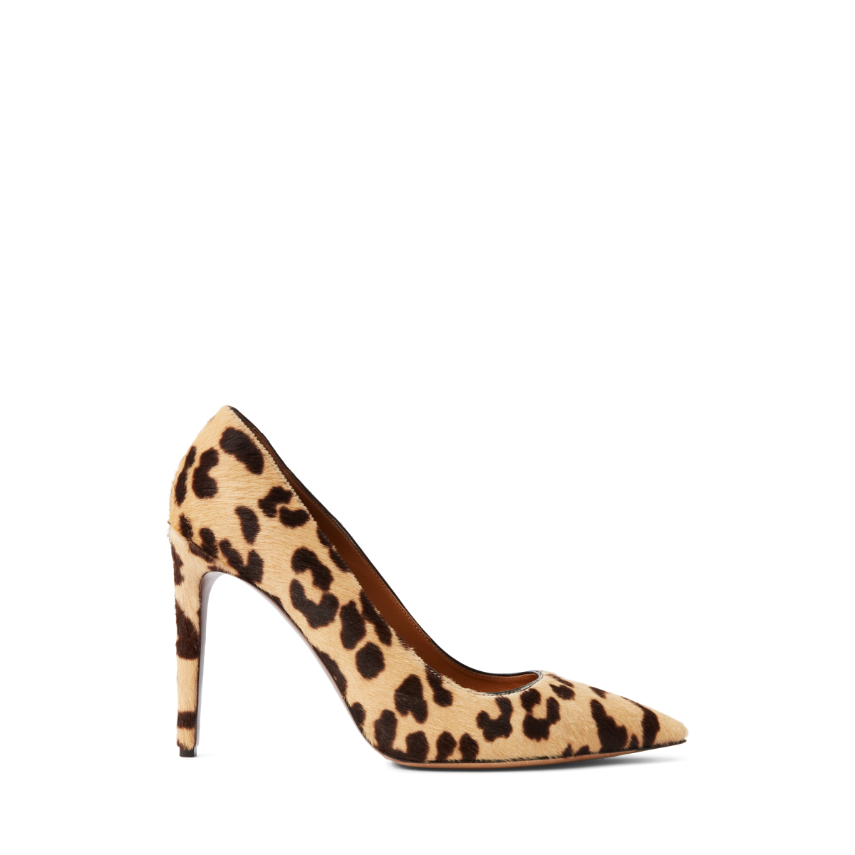 Leopard cuff hot sale detail court shoes
