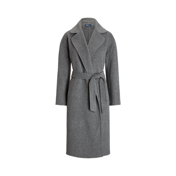 Wool-Blend Wrap Coat for Women | Ralph Lauren® UK