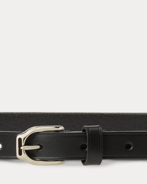 Welington Leather Skinny Belt