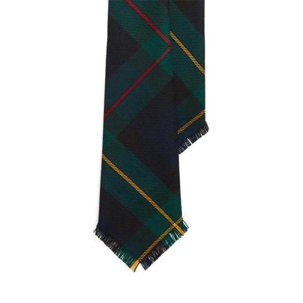 Vintage-Inspired Tartan Wool Tie