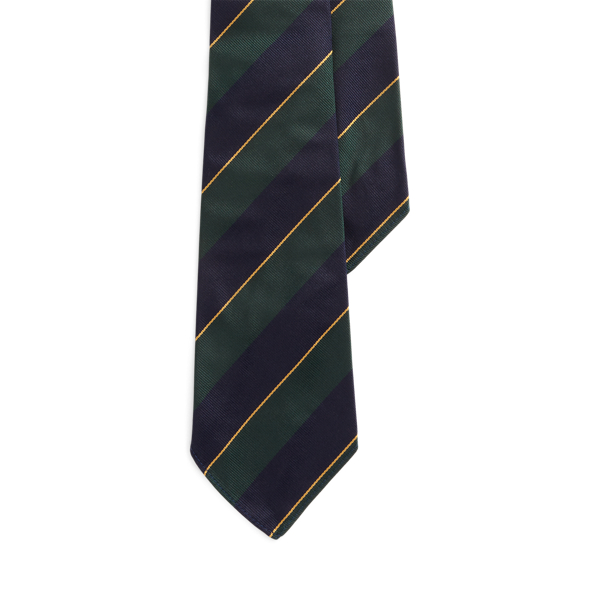 Cravatta in reps a righe stile vintage Polo Ralph Lauren 1