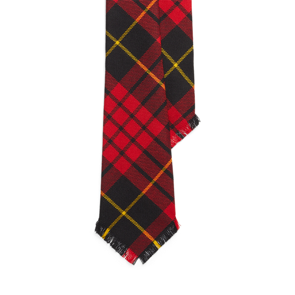 Cravate tartan vintage en laine Polo Ralph Lauren 1