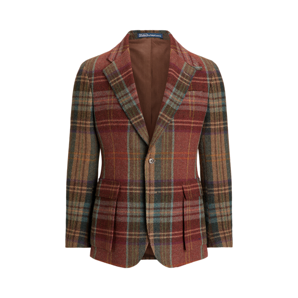 The RL67 Plaid Wool Tweed Jacket for Men | Ralph Lauren® UK