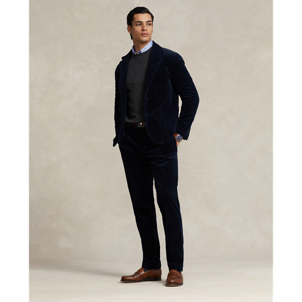 Washed Stretch Corduroy Suit Trouser
