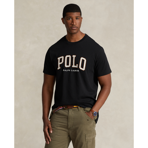 T-shirt em malha com logótipo