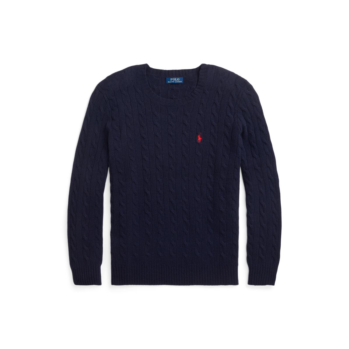 Cable-Knit Wool-Cashmere Sweater