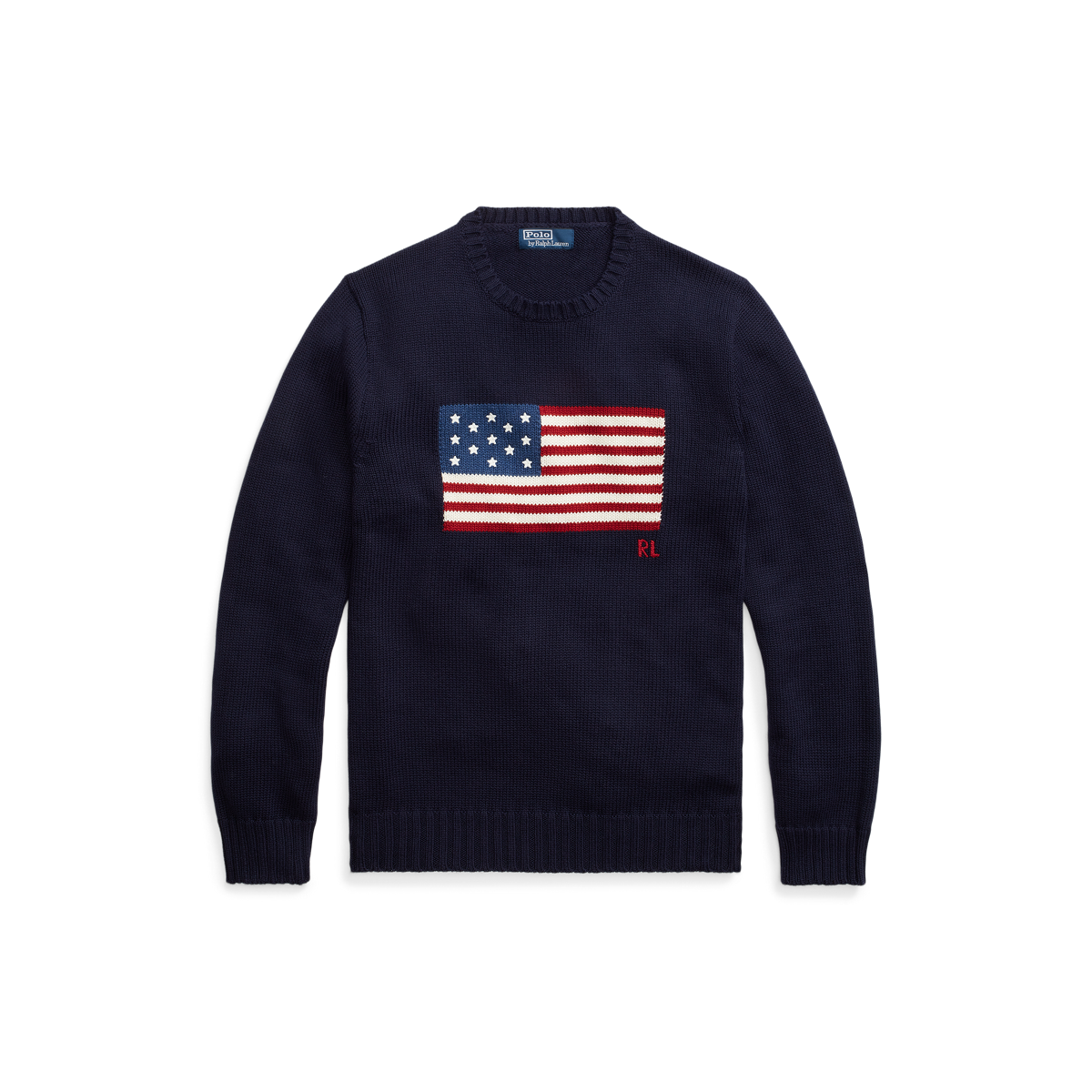 Polo clearance flag sweater