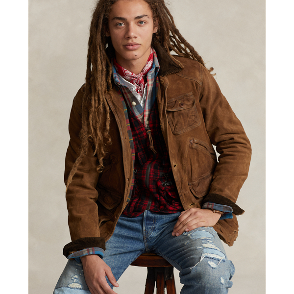 Suede Utility Jacket