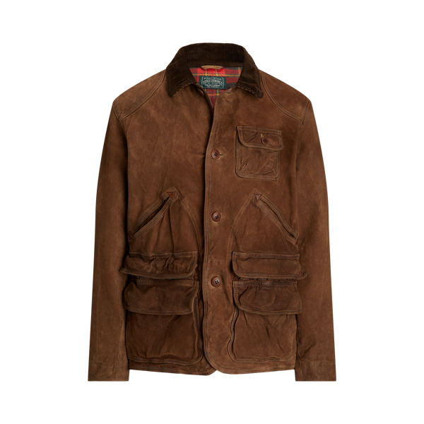 Suede utility best sale jacket