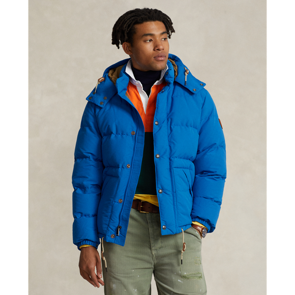 Water-Resistant Down Hooded Jacket