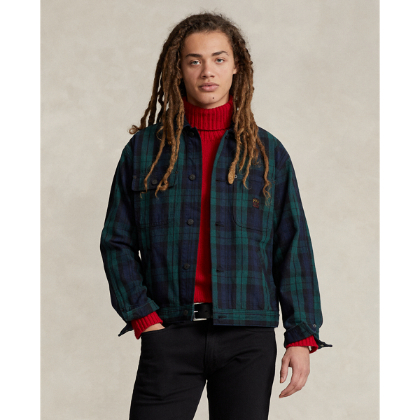 Plaid Twill Jacket