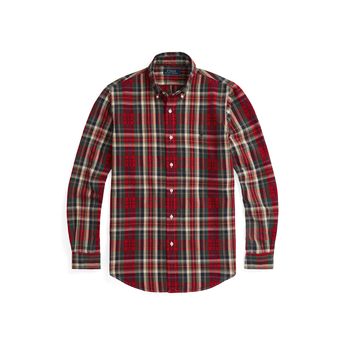 Classic Fit Plaid Oxford Shirt Ralph Lauren