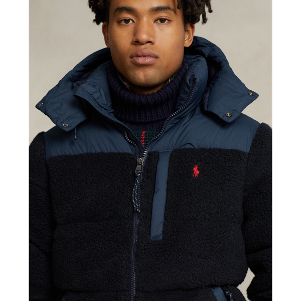 Polo ralph lauren hybrid down hoodie hot sale