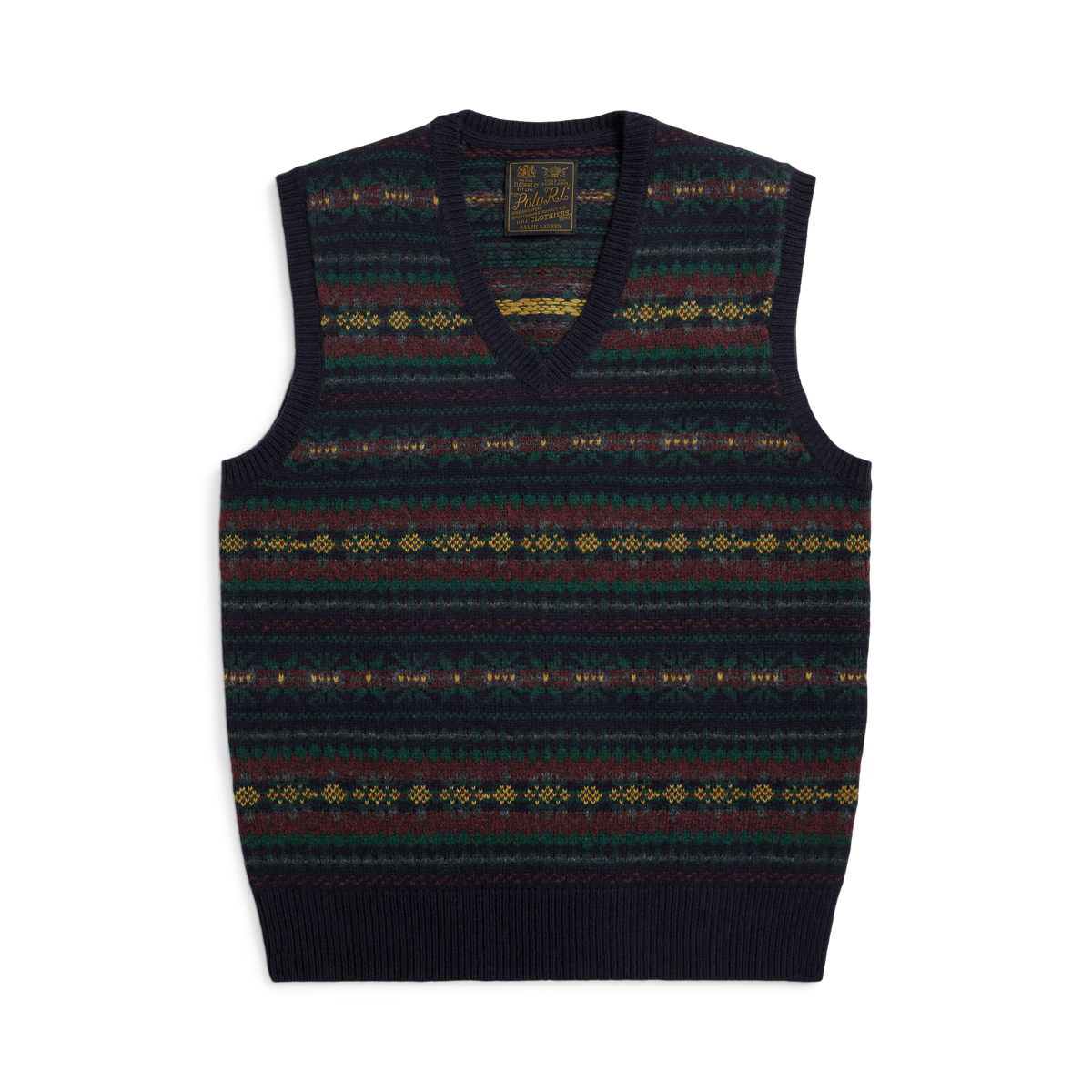 Men's Fair Isle Wool Sweater Vest | Ralph Lauren