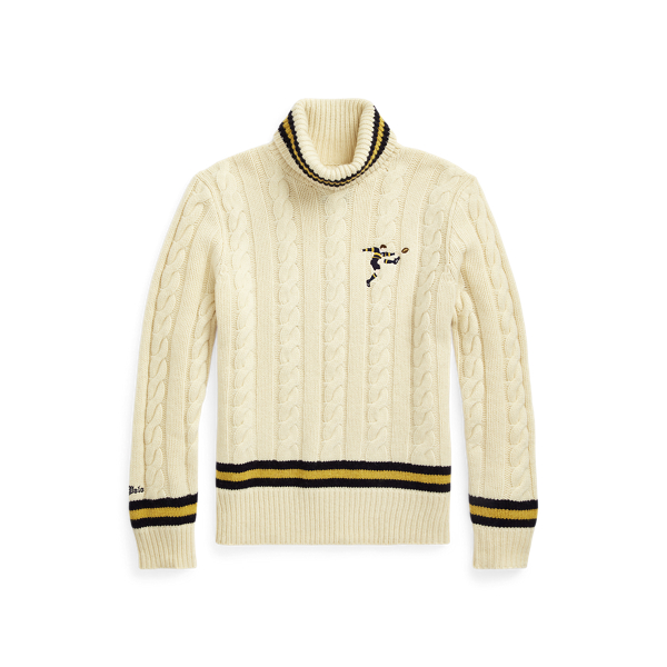 Wool Blend Knit Turtleneck