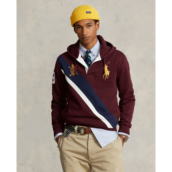Polo ralph on sale lauren rugby hoodie