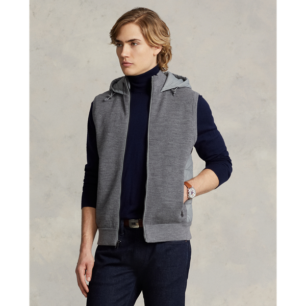 Ralph lauren hooded gilet mens deals