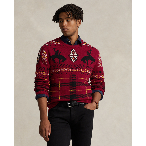 Western-Inspired Fair Isle Jumper