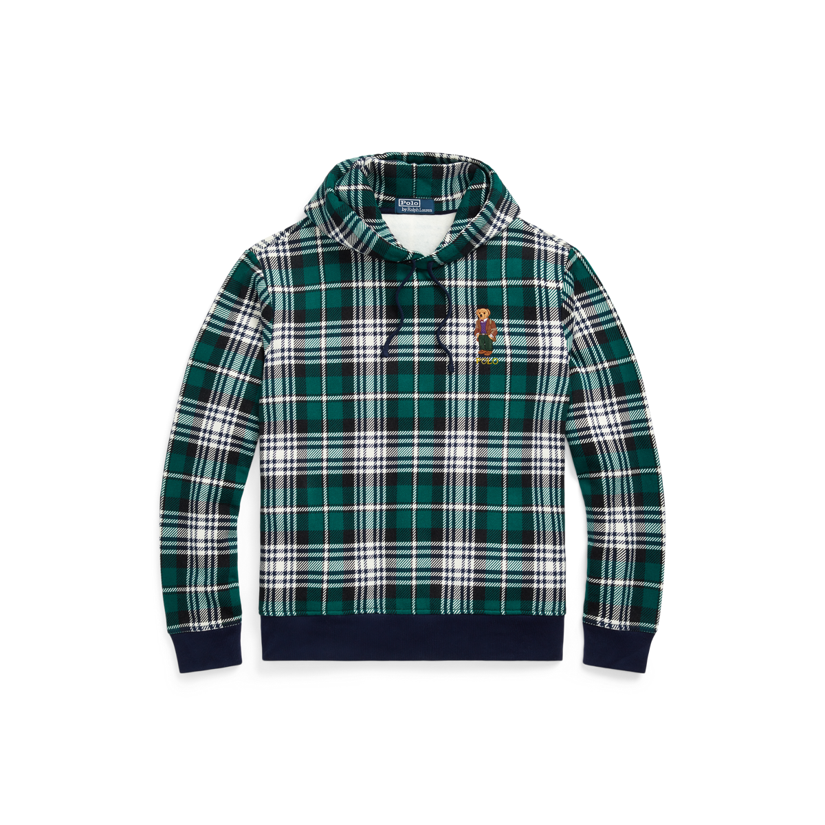 Polo outlet flannel hoodie