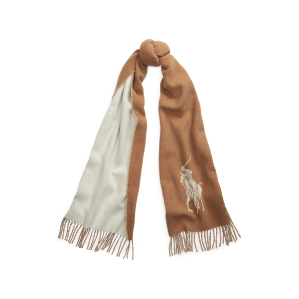 Big Pony Fringe Wool-Blend Scarf