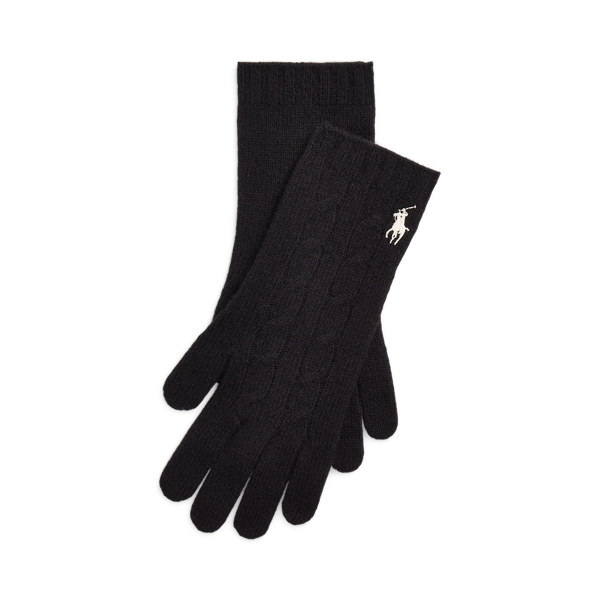 Gants tactiles torsadés laine cachemire
