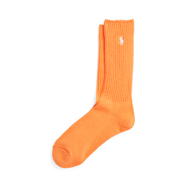 Cotton-Blend Crew Socks