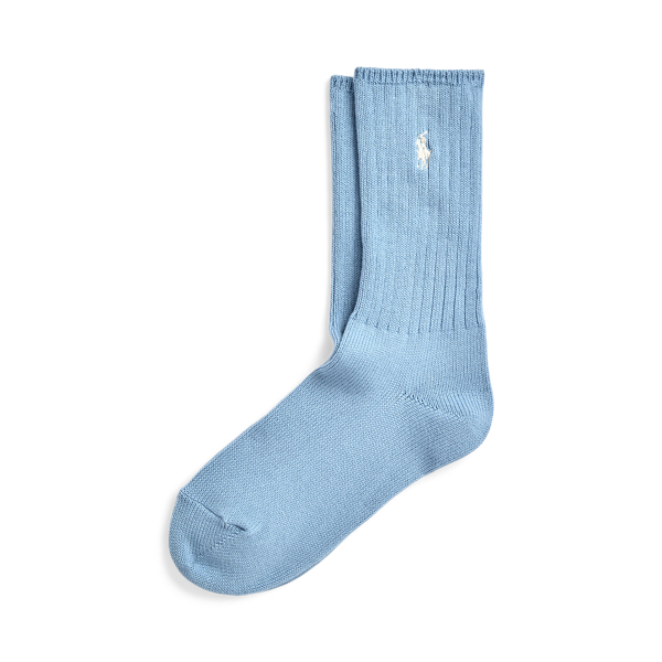 Ribbed Crew Socks