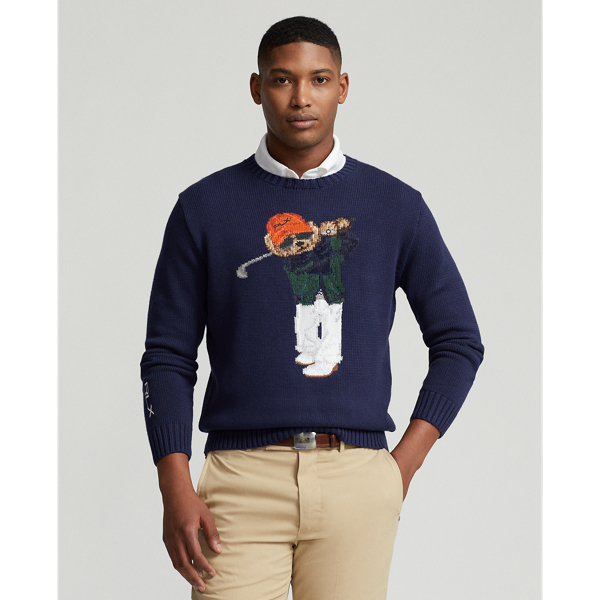 Polo Bear Cotton-Blend Jumper