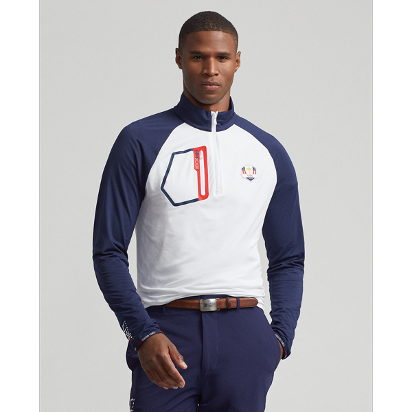 Ryder Cup Ralph Lauren Lux Leisure Tech Terry Half Zip Hoodie