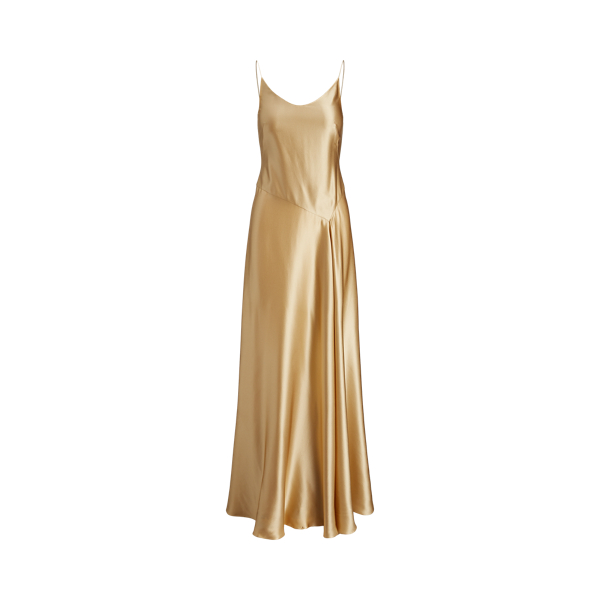 Jeramiah Silk Satin Evening Dress for Women Ralph Lauren TN