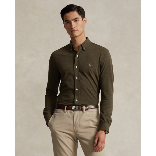 Chemise ultra légère en coton piqué