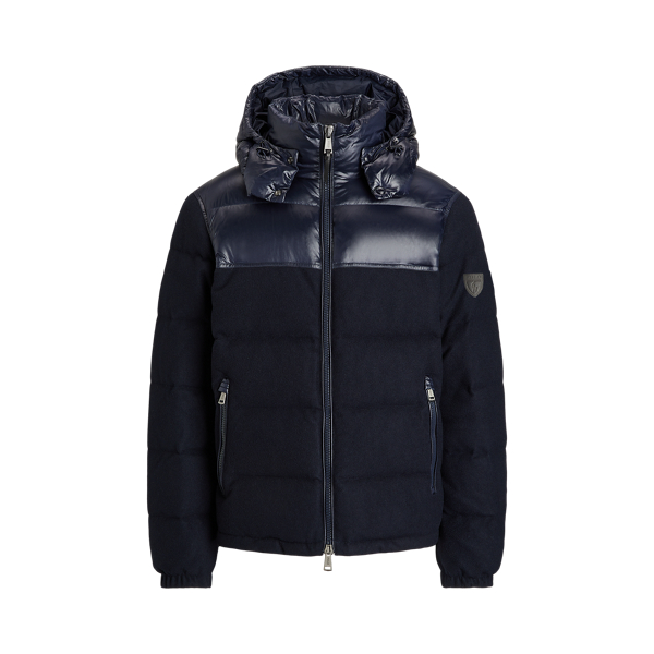 Black polo ralph sales lauren hybrid padded jacket
