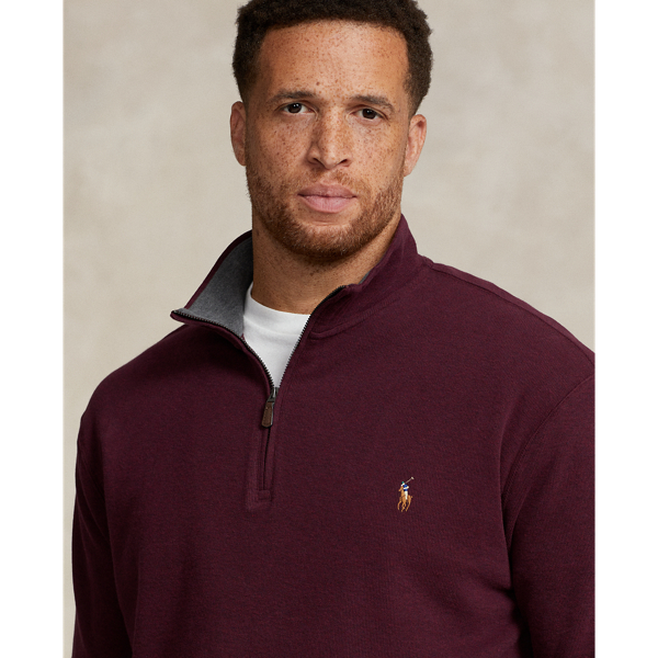 ralph lauren estate rib half zip