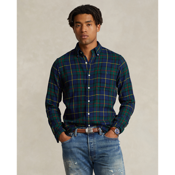 Classic Fit Checked Double-Faced Shirt