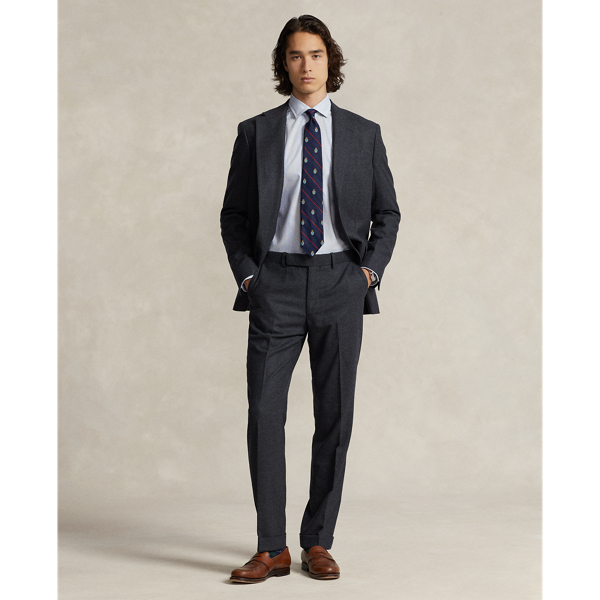 Stretch Wool-Blend Flannel Suit Trouser Polo Ralph Lauren 1