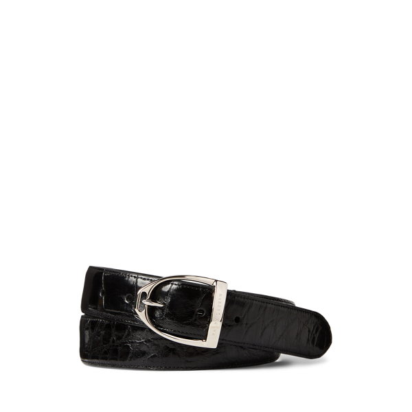 Stirrup-Buckle Caiman Belt