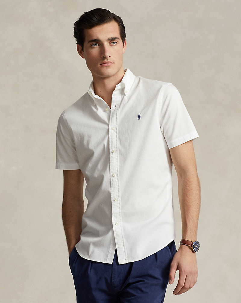 Classic Fit Garment-Dyed Twill Shirt Polo Ralph Lauren 1