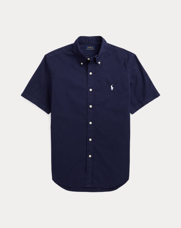 Classic Fit Garment-Dyed Twill Shirt