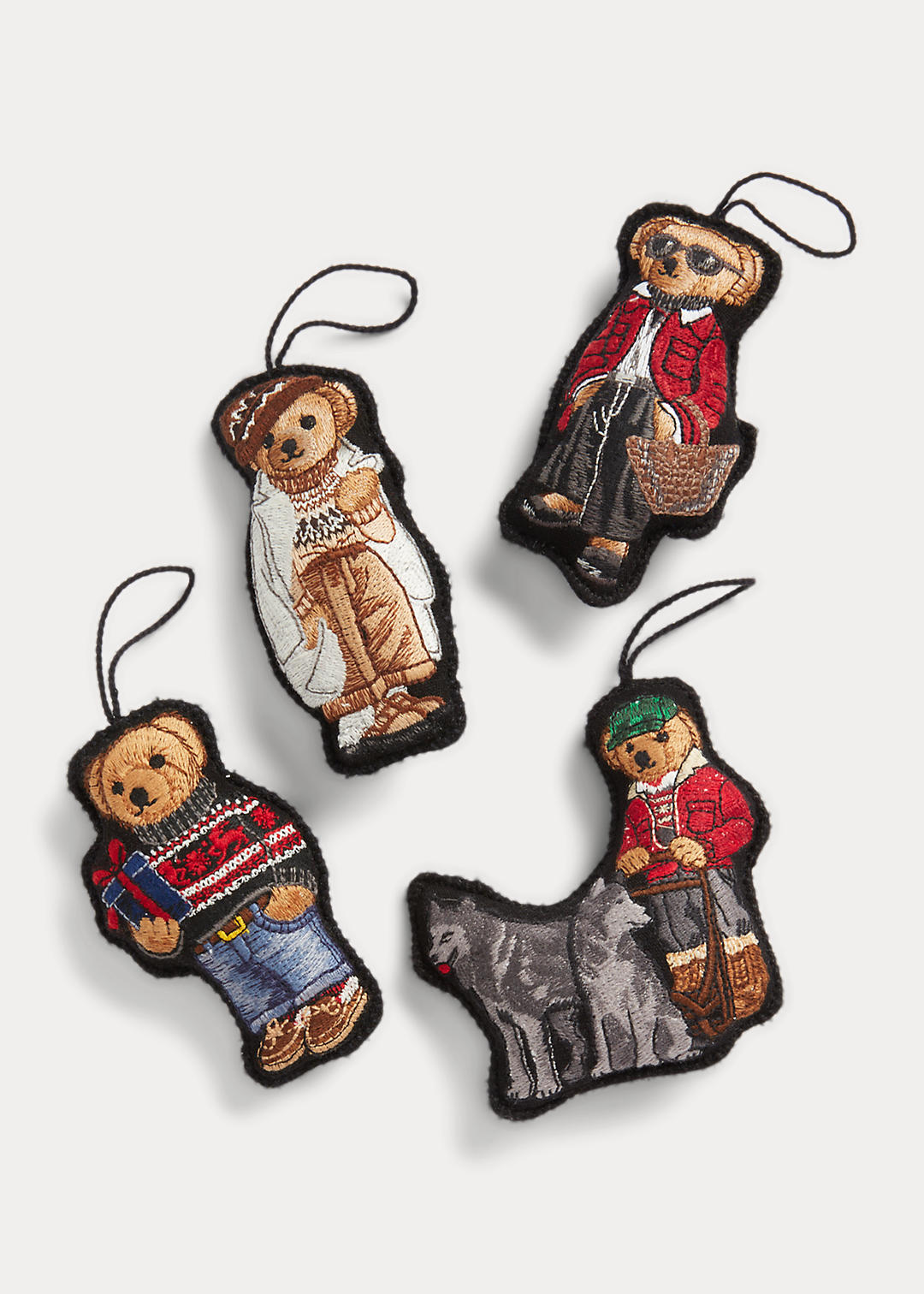 Holiday Polo Bear Ornament Gift Set