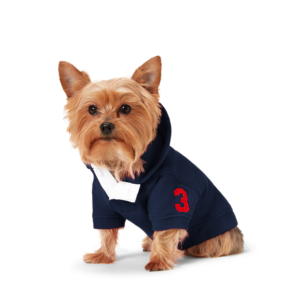 Big Pony Fleece Dog Hoodie for Home Ralph Lauren PA
