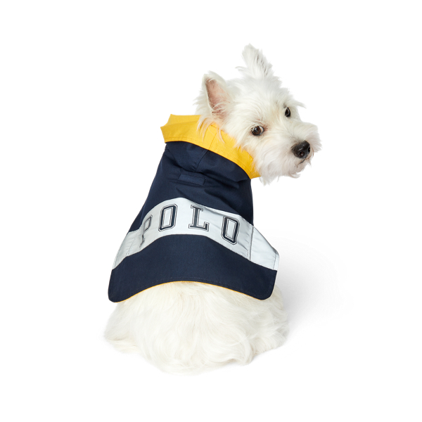 Canvas Logo Dog Raincoat