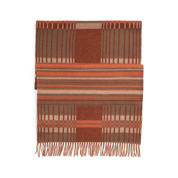 Wool-Cashmere Jacquard Scarf