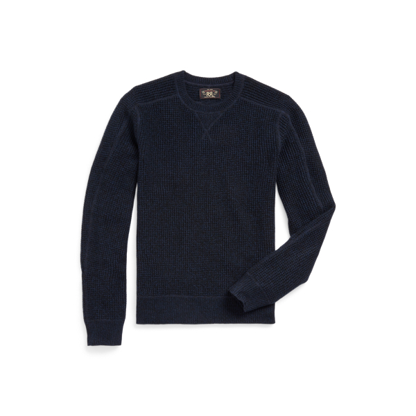 Maglia in cashmere a nido d'ape