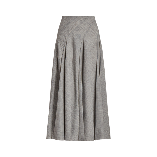 Harleigh Pleated Wool Skirt for Women Ralph Lauren UK