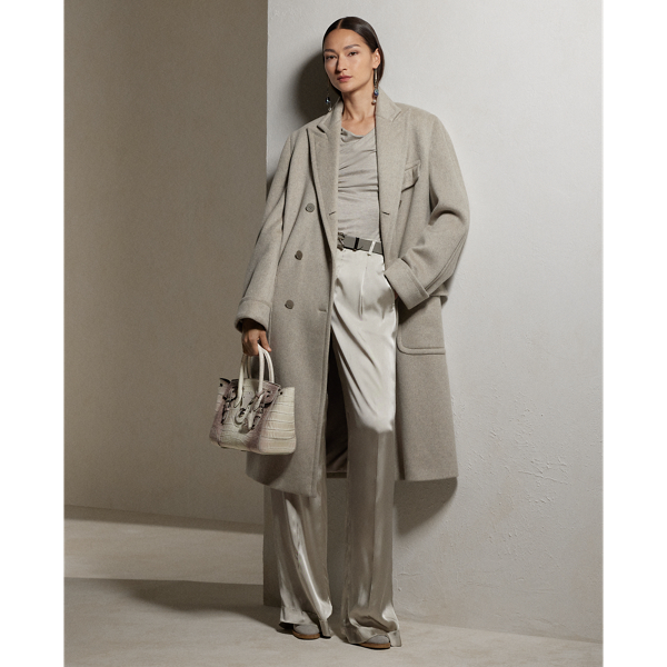 Manteau croisé Emmalyn en cachemire