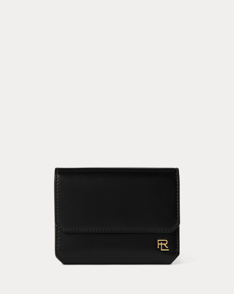 RL Box Calfskin Small Vertical Wallet Ralph Lauren Collection 1